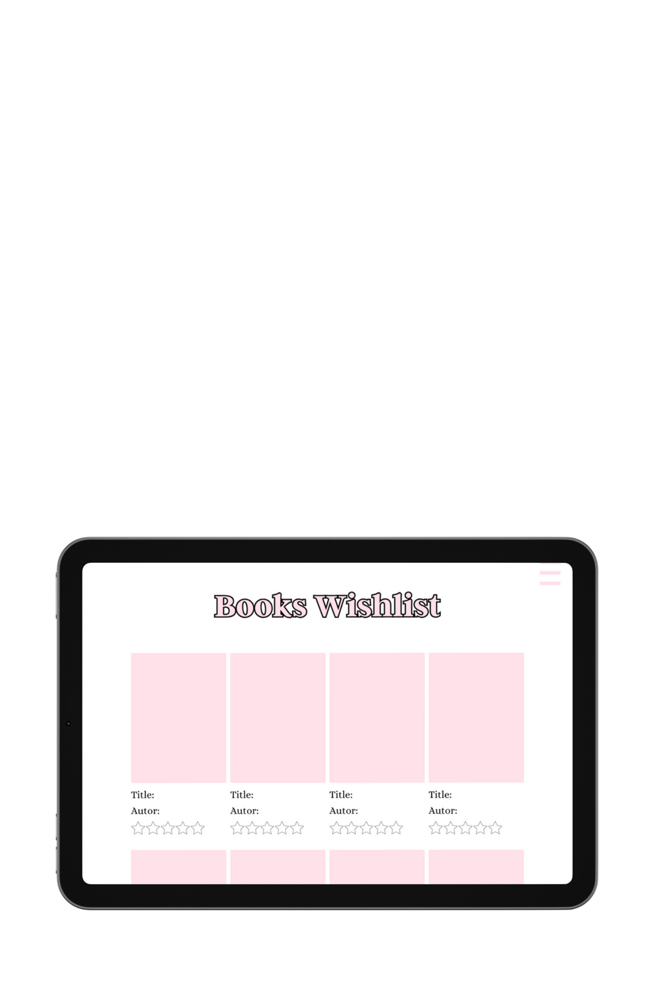 Digital Reading Journal/